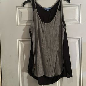 Simply Vera dressy tank top with sheer back